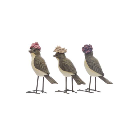 Assorted 4.5" Bird with Flowers Tabletop Accent by Ashland®